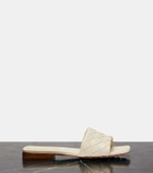Bottega Veneta Parco Intrecciato leather slides