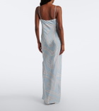Pucci Labirinto silk crêpe de chine gown