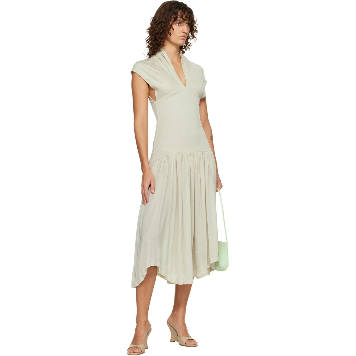 Belle Anna Beige Twyla Midi Dress