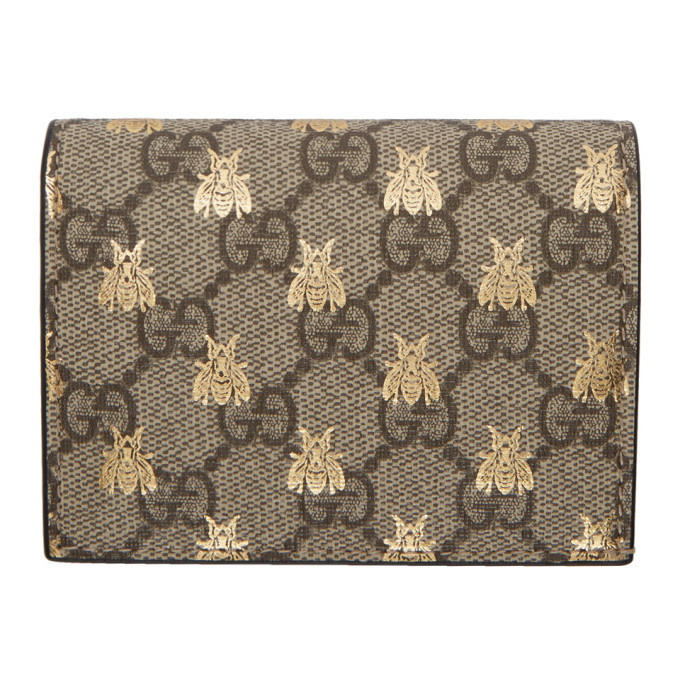 Gucci Beige Bees Wallet Gucci