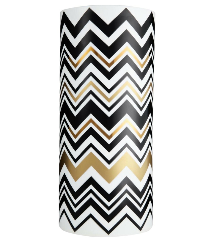 Photo: Missoni Zig Zag Gold Tall vase
