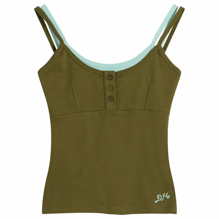 Photo: Damson Madder Women's Britt Layered Cami in Green