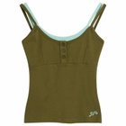 Damson Madder Women's Britt Layered Cami in Green