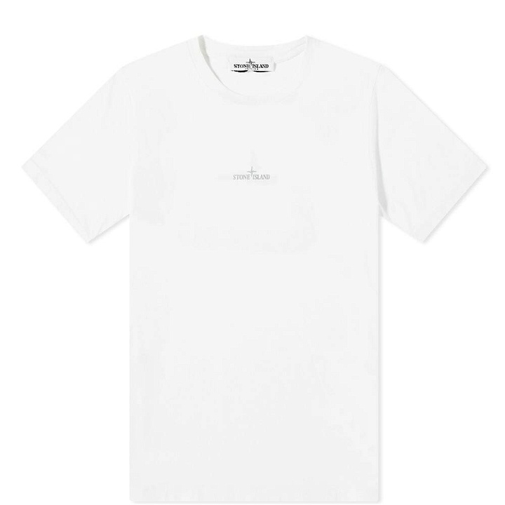 Photo: Stone Island Junior Back Logo T-Shirt in White