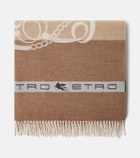 Etro Fringe-trimmed wool jacquard throw