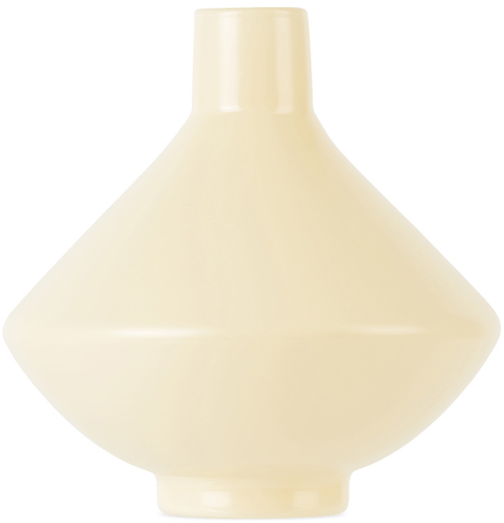 Photo: Los Objetos Decorativos Yellow Glass Vanilla Vase