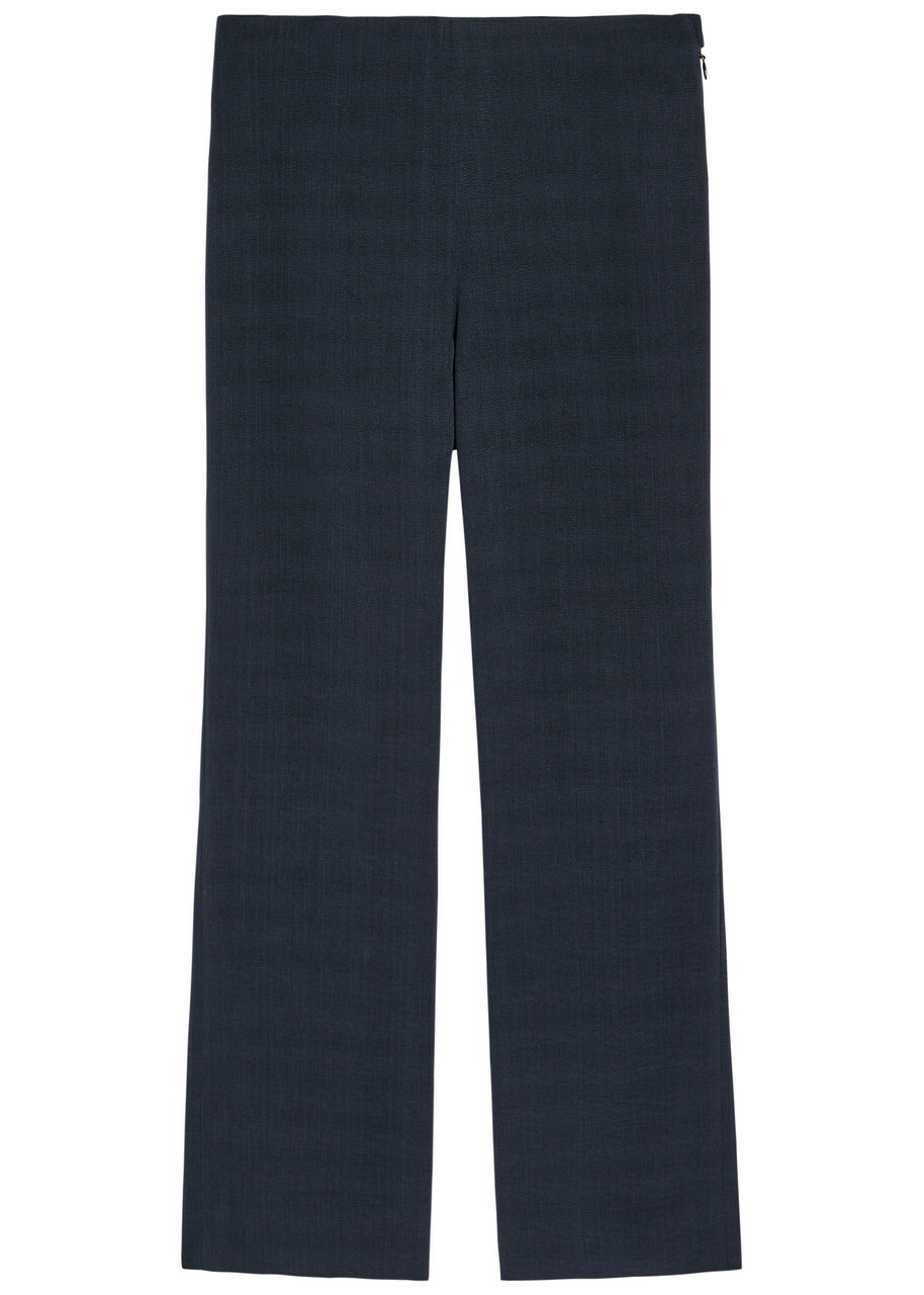 Blaze Milano Morelia Flared-leg Woven Trousers Black