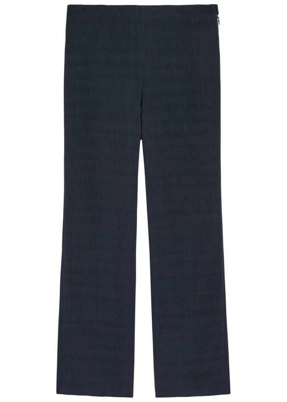 Photo: Blaze Milano Morelia Flared-leg Woven Trousers Black