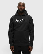 Rapha Logo Pullover Hoodie Black - Mens - Hoodies