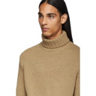 Ermenegildo Zegna Tan Camel Turtleneck