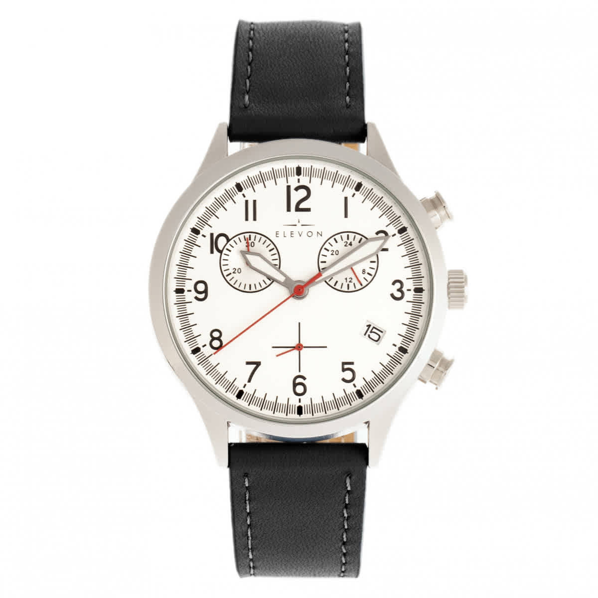 Elevon Antoine Chronograph Quartz Silver Dial Mens Watch ELE113-1