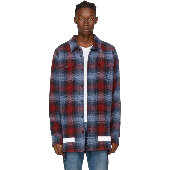 Photo: Off-White Red and Blue Check Shirt