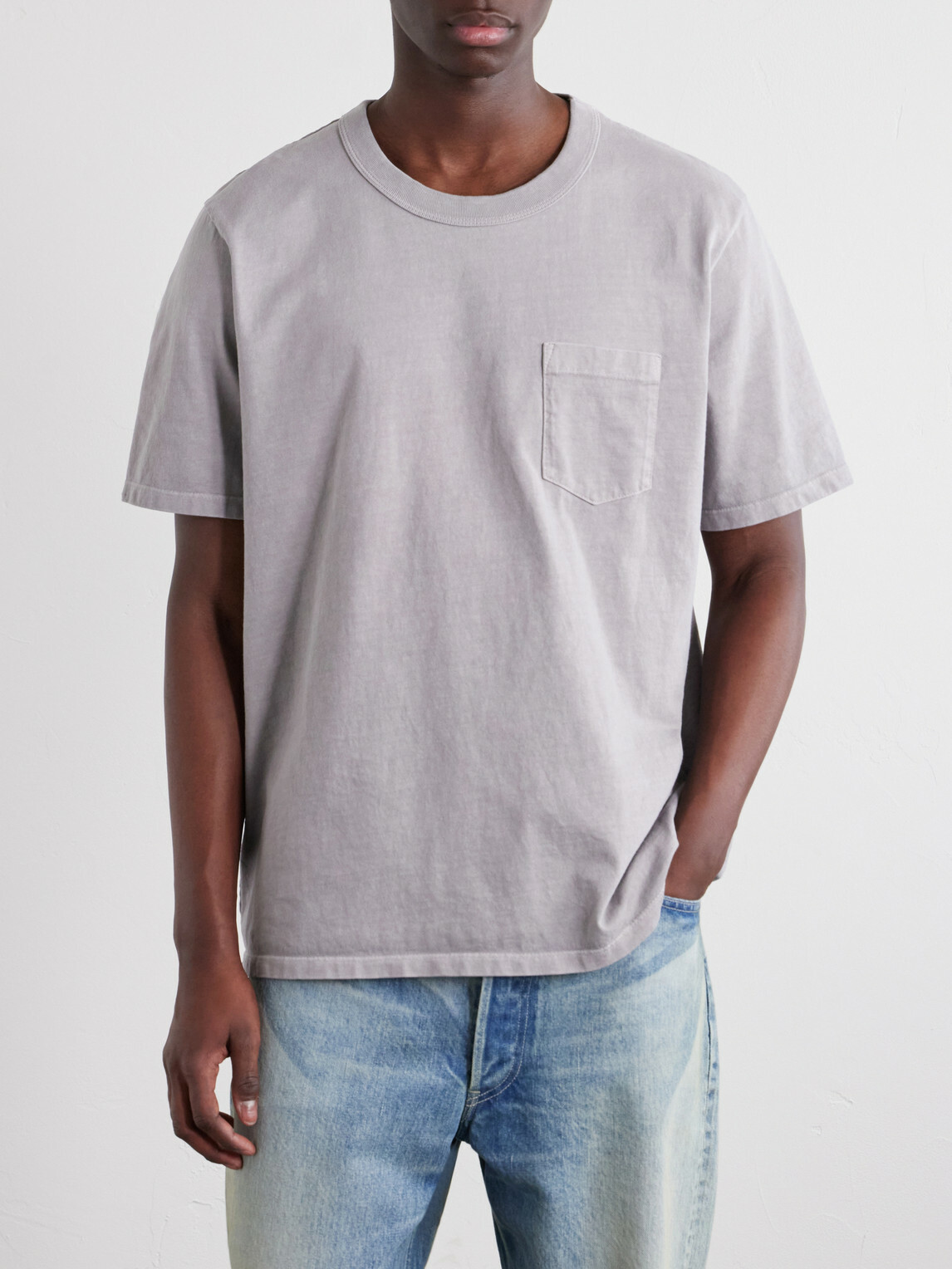 Les Tien - Cotton-Jersey T-Shirt - Gray