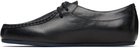 Jil Sander Black Hood Lace-Up Derbys