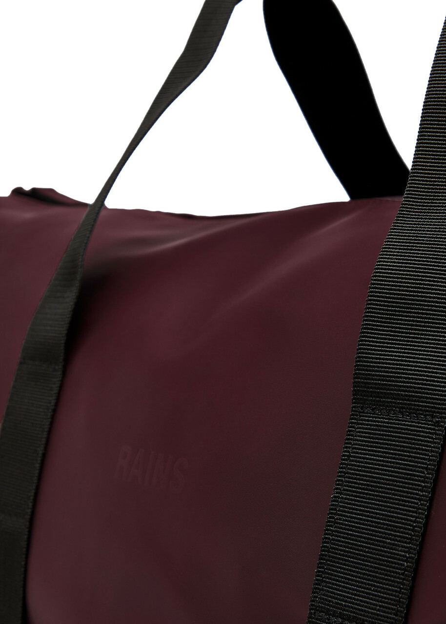 Rains Hilo Weekend Rubberised Holdall - Burgundy - One Size