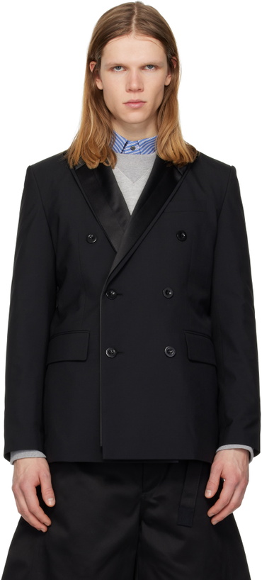 Photo: sacai Black Suiting Blazer
