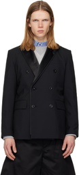 sacai Black Suiting Blazer