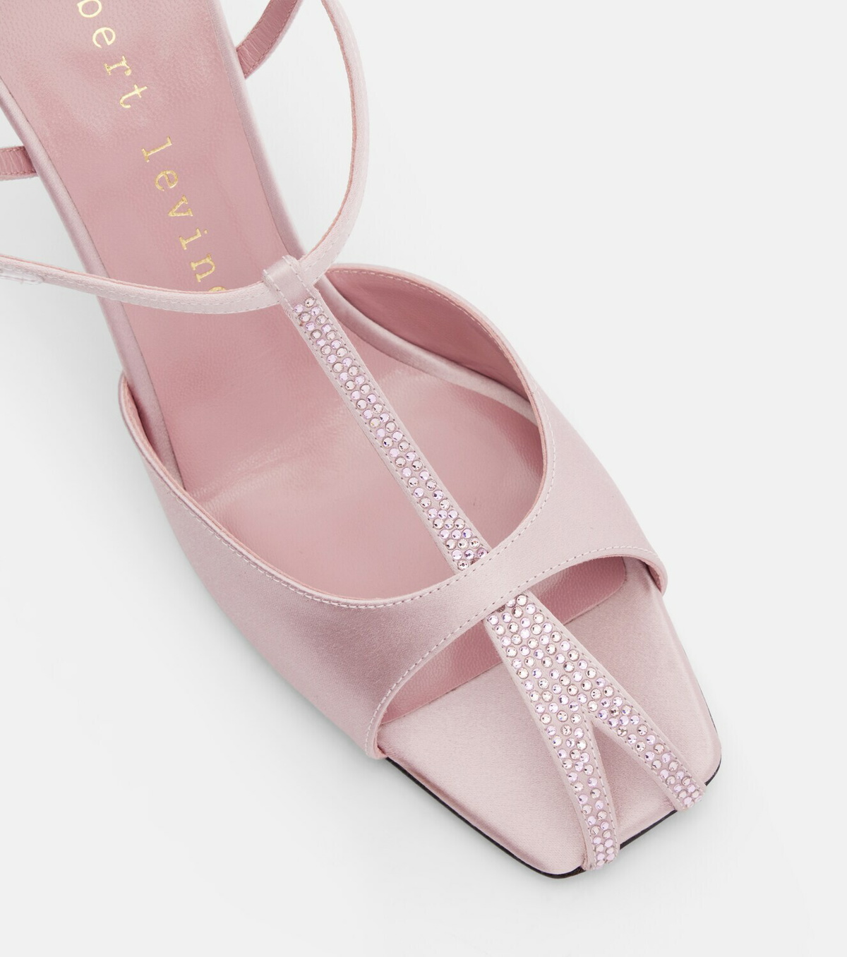 Herbert Levine Hidden Gem 95 embellished satin sandals