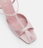 Herbert Levine Hidden Gem 95 embellished satin sandals