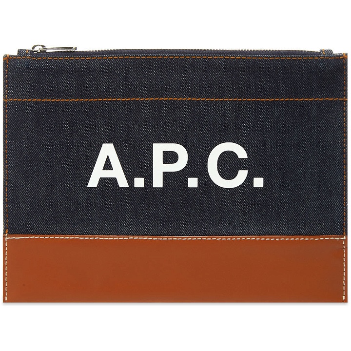 Photo: A.P.C. Axel Denim Logo Pouch
