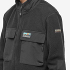 Napapijri Men's Polar Fleece Jacket in Black