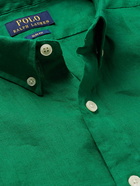 Polo Ralph Lauren - Button-Down Collar Linen Shirt - Green