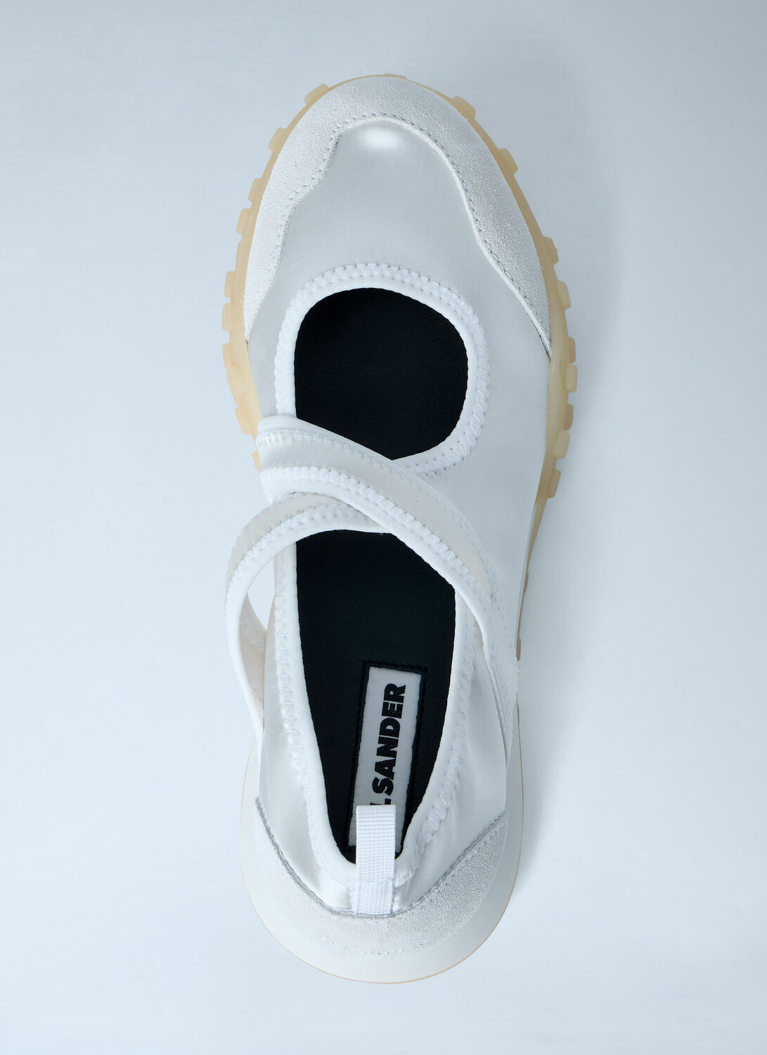 Jil Sander Satin Strap Slip-On Shoes