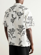 Jacquemus - Jean Camp-Collar Floral-Print Linen-Gauze Shirt - White