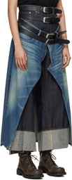 Junya Watanabe Indigo & Blue Levi's Edition Layered Jeans
