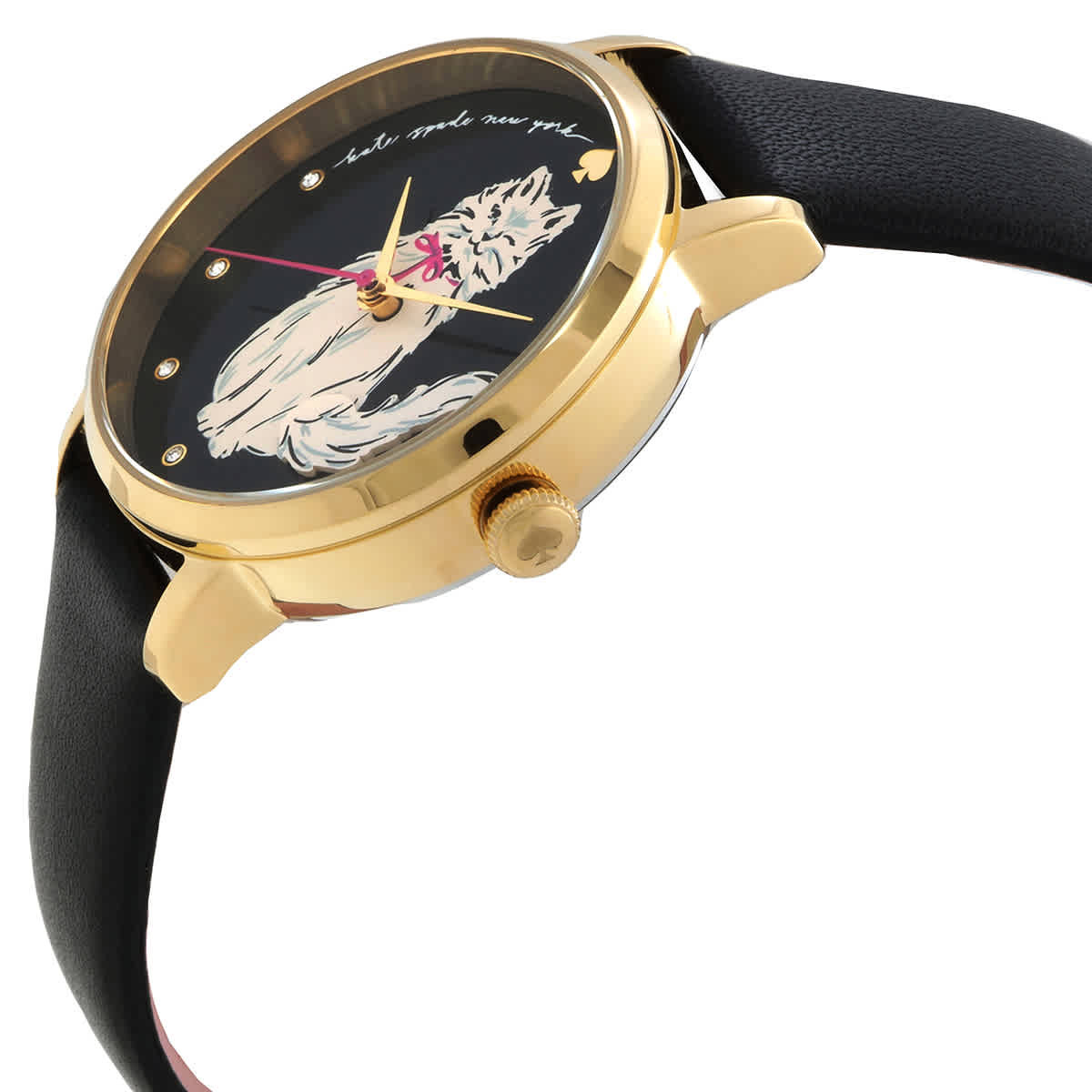 Kate Spade Metro Quartz Black Dial Ladies Watch KSW1844