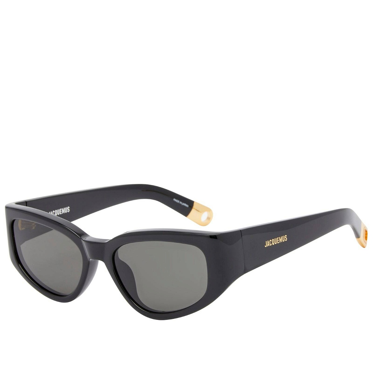 Photo: Jacquemus Men's Ovalo Sunglasses in Black