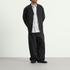 Comme des Garçons Homme Men's Cotton Yarn Dyed Jacket in Black