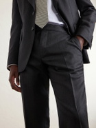 TOM FORD - Shelton Straight-Leg Wool-Twill Suit Trousers - Gray
