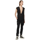 Rick Owens Black Semi-Sheer Dylan T-Shirt