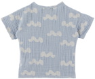 Bobo Choses Baby Blue Waves T-Shirt