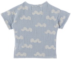 Bobo Choses Baby Blue Waves T-Shirt