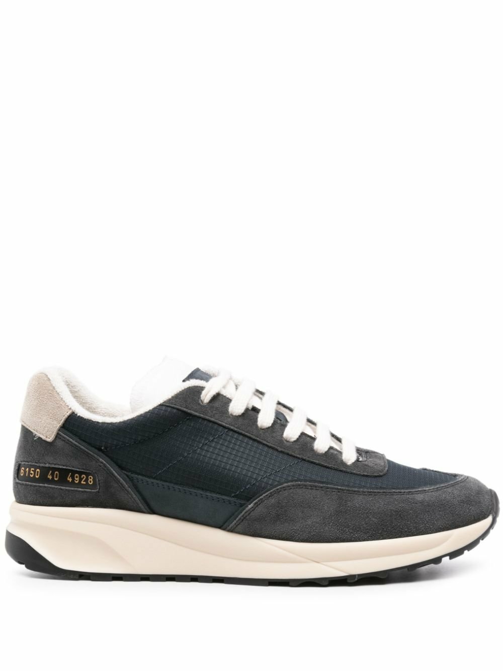 【関税込み】Track Sneakers - COMMON PROJECTS - Leather - Blu Common Projects Blue Track Classic Low-Top Sneakers Common