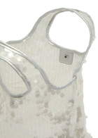 3.1 Phillip Lim Mini Market Sequin-embellished Mesh Tote bag - Silver - One Size
