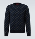 Gucci GG wool and cashmere-blend jacquard sweater