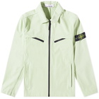 Stone Island Men's Light Soft Shell-R Jacket in Light Green