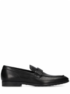 TOD'S - Logo Leather Loafers