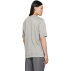 Thom Browne Gray Jersey Ottoman 4-Bar T-Shirt
