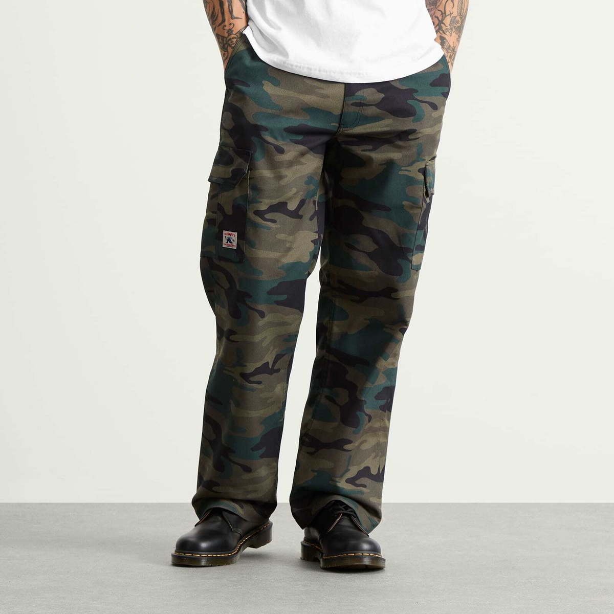 Randy's Garments Men's Randy’s Garments  Cargo Pants in Woodland Camo Twill