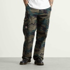 Randy's Garments Men's Randy’s Garments  Cargo Pants in Woodland Camo Twill