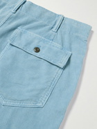 Outerknown - Seventyseven Straight-Leg Organic Cotton-Corduroy Shorts - Blue