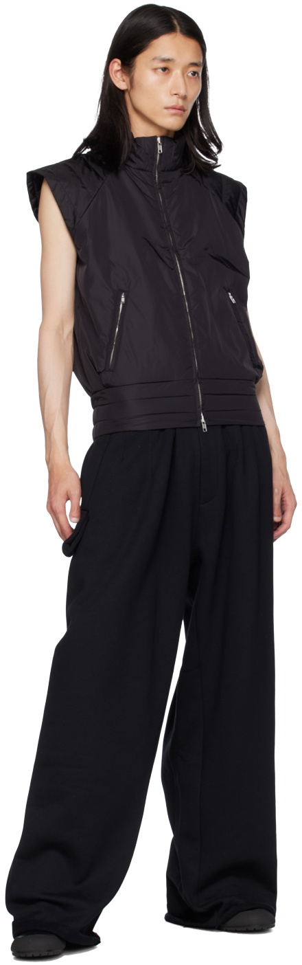 Random Identities Black Duvet Vest