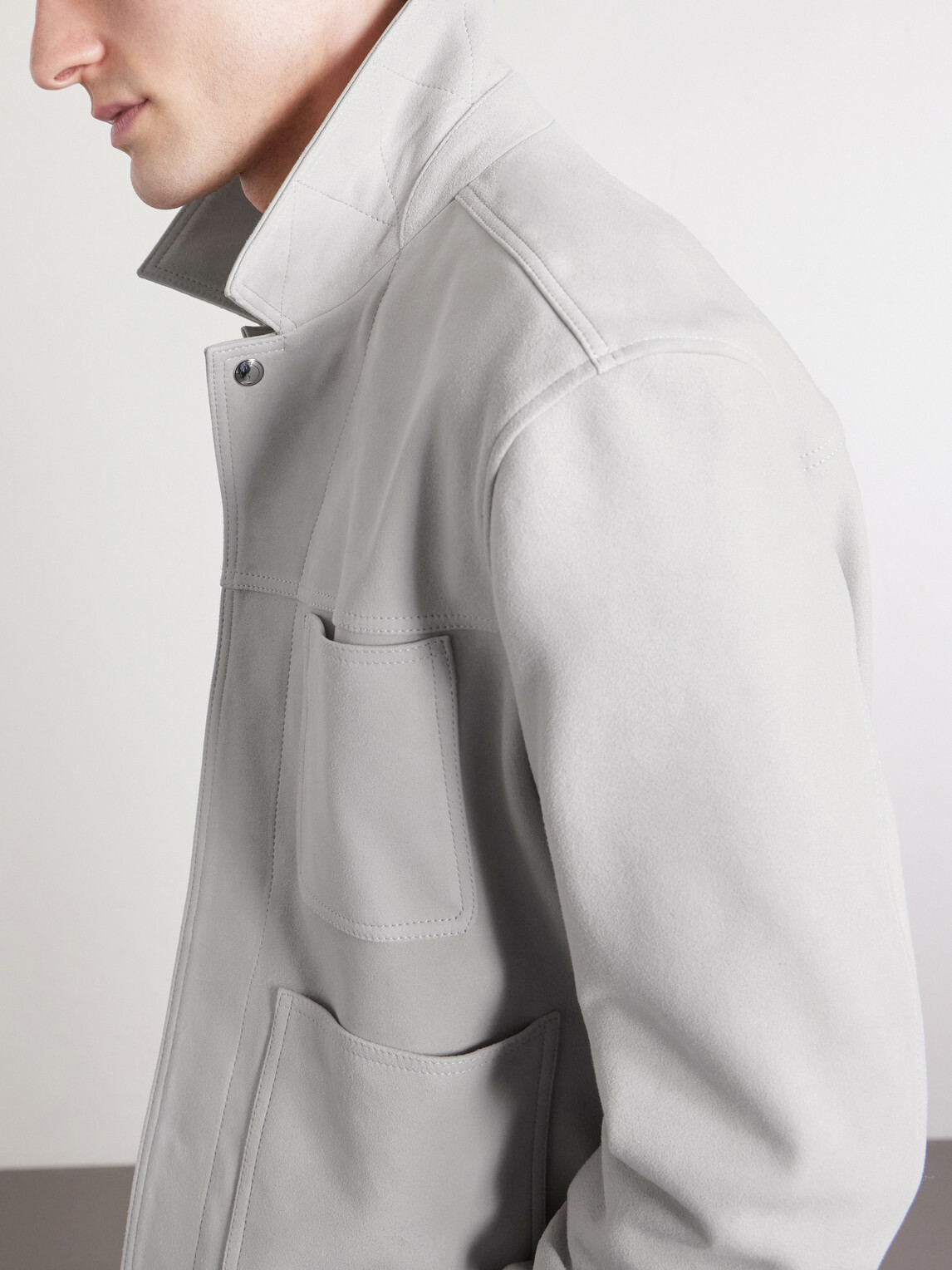 Mr P. - Suede Jacket - Neutrals