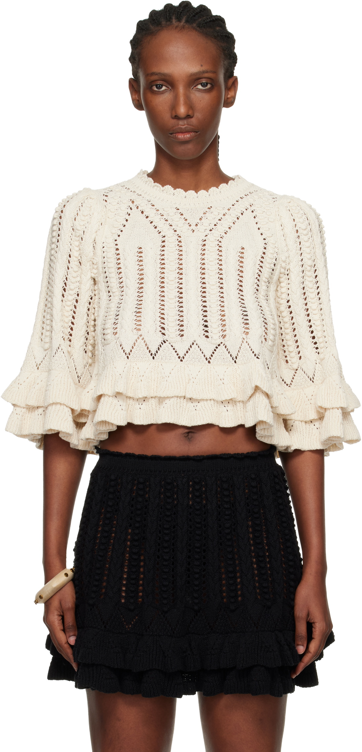 新品 ISABEL MARANT ETOILE FOTY セーター ニット Isabel Marant Etoile Off-White Gali Sweater Isabel Marant Etoile