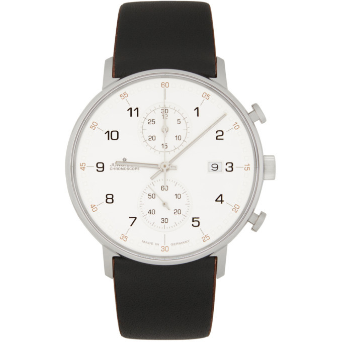 Junghans White and Black Form C Quartz Watch Junghans