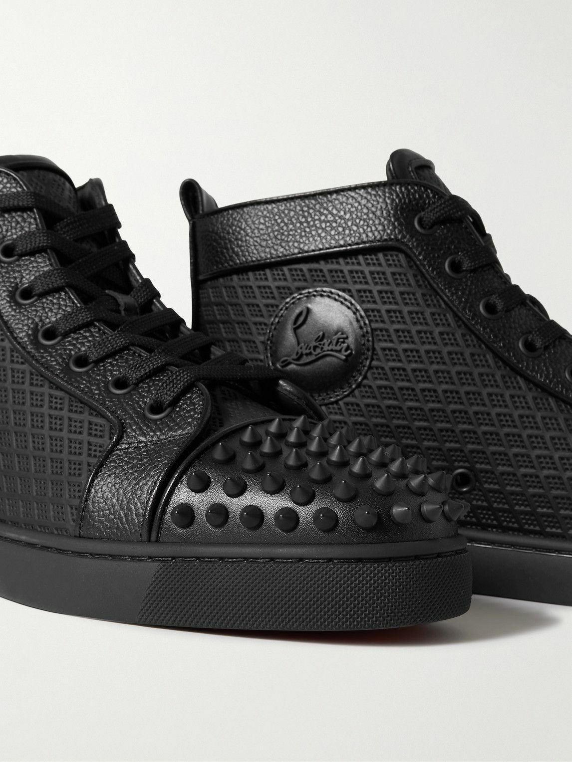 Louboutin studded sale high tops